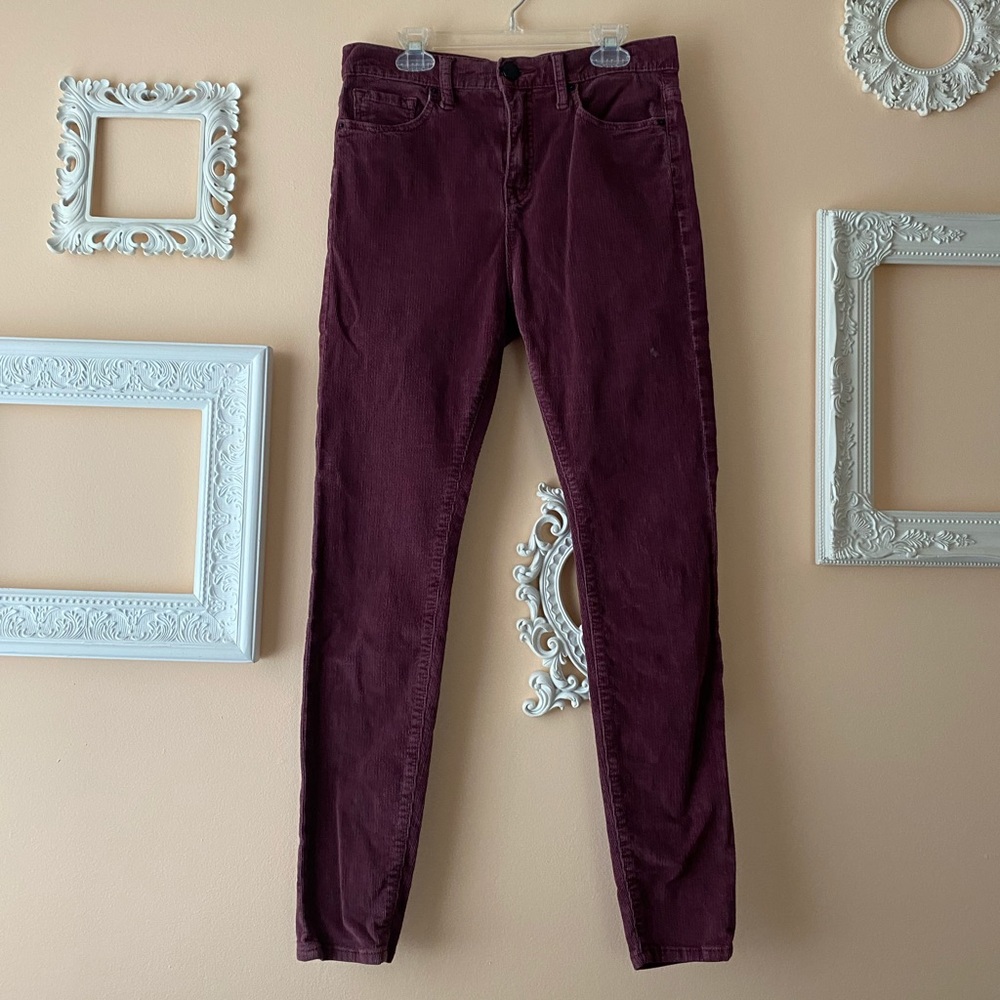 Urban Outfitters BDG Corduroy Pants Size 28 Eggplant Color